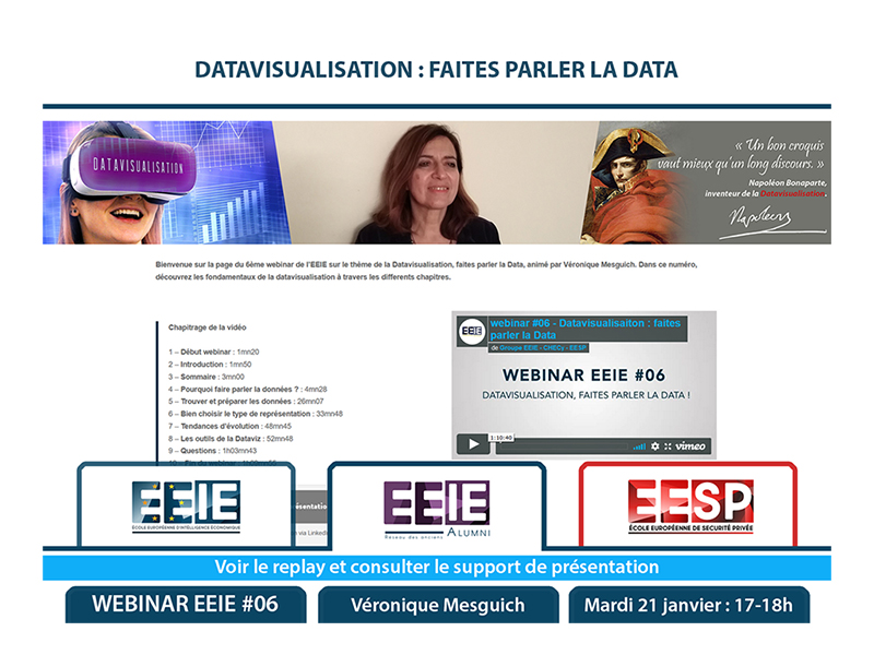 Webinar EEIE #06 : Datavisualisation, faites parler la Data